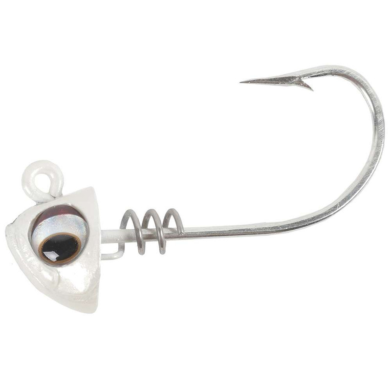 5 Pack Screwlock Jig Heads (1 oz) - Premium Fishing Weights for Bass, Walleye & Saltwater Fishing - Ideal for Soft Plastic Baits & Offshore Angling