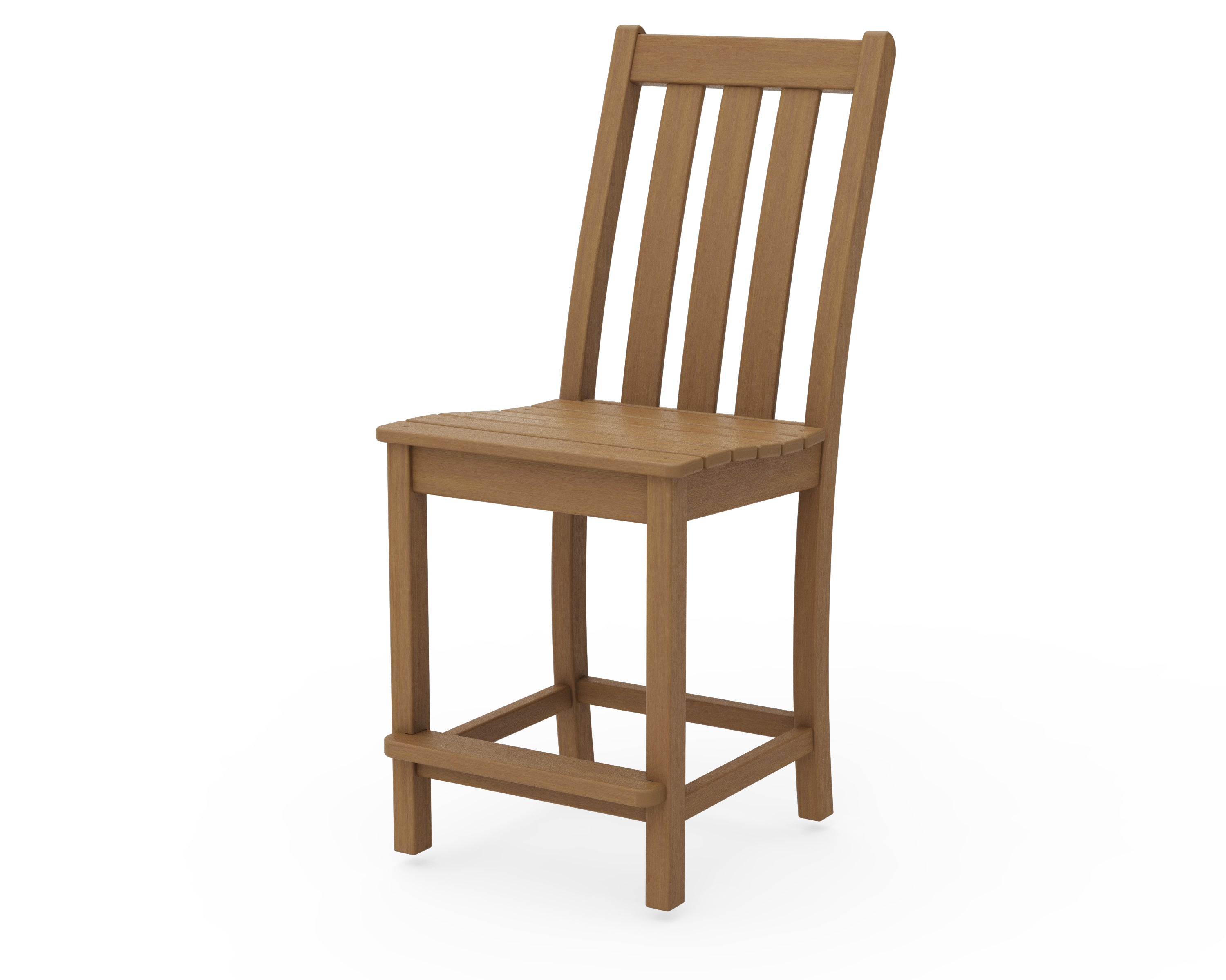 POLYWOOD Vineyard Counter Height Chair - Durable Outdoor Bar Stool for Patio, Deck, or Kitchen - Weather-Resistant & Easy to Clean - Perfect for Entertaining or Relaxing