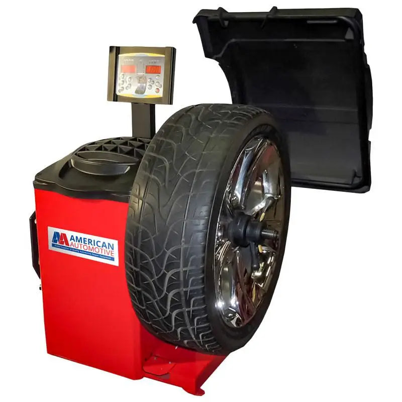 AA TB 66 Laser Tire Wheel Balancer - Professional Wheel Balancing Machine for Cars & Trucks Up to 44 Inches - Perfect for Auto Shops, Tire Stores & DIY Garage Use