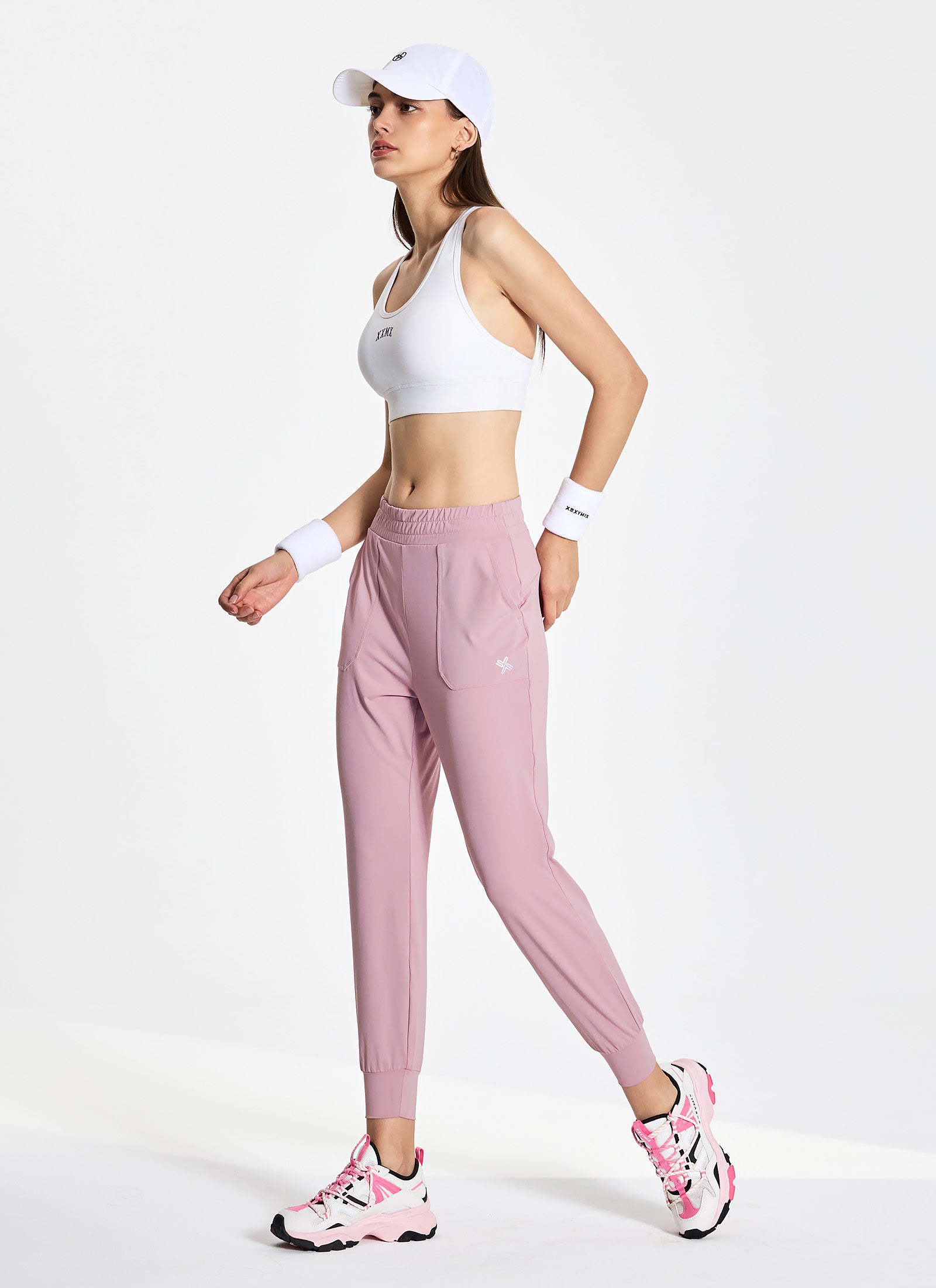 Medium Feather In Band Jogger Pants - Women's Lightweight Athletic Lounge Pants for Yoga, Running & Casual Wear