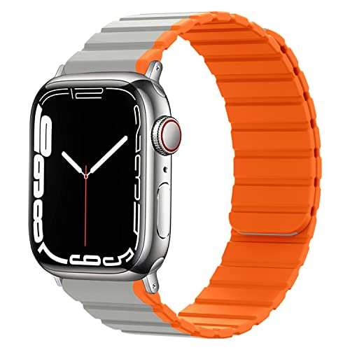 Grey with Orange