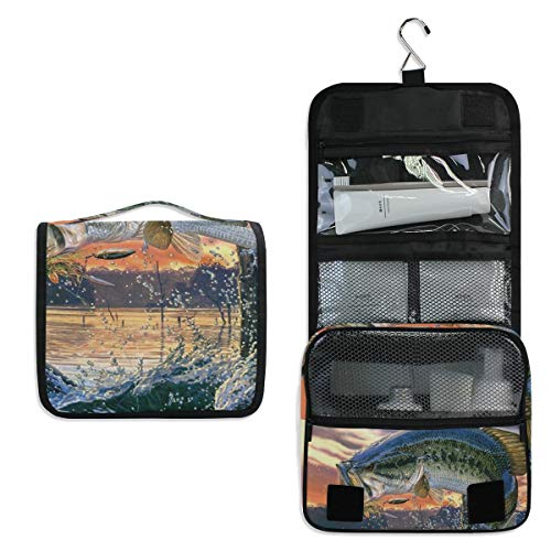 Travel Hanging Toiletry Bag - Waterproof Cosmetic Organizer with Hook for Bathroom & Travel Essentials