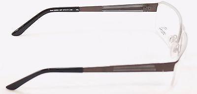 Jaguar Eyeglasses Frame 33556 - Premium Brown & Gray Metal Glasses Made in Germany (57-17-135) | Stylish & Durable Eyewear for Work & Everyday Use