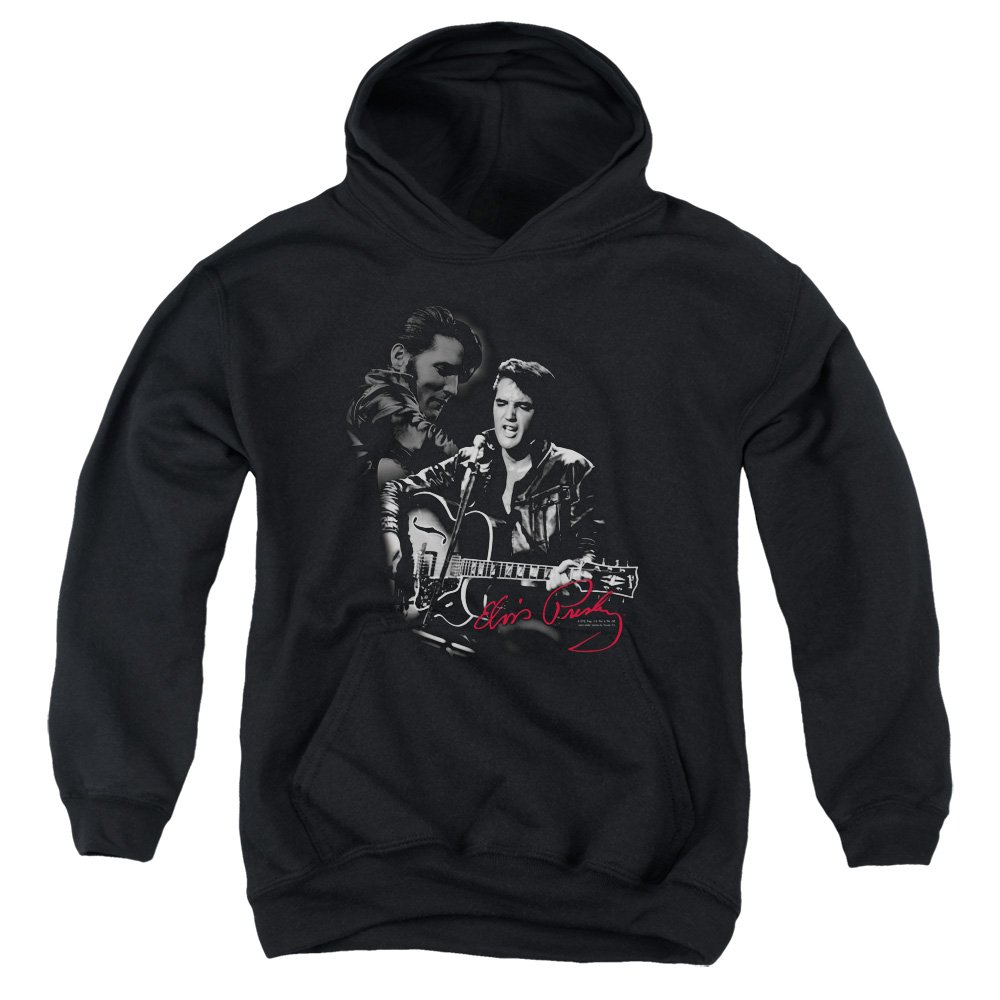 Elvis Presley Youth Show Stopper Pullover Hoodie - Vintage Music Sweatshirt for Men & Women - Perfect for Concerts, Halloween & Retro Fashion
