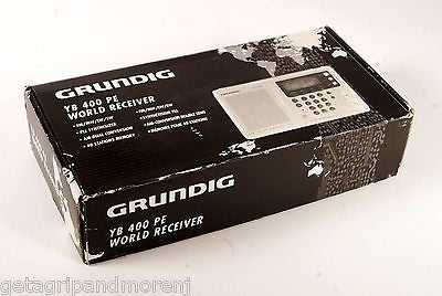 GRUNDIG YB 400 PE World Receiver - FM/LM/MW/SW 40 Station Portable Radio | Excellent Condition | Perfect for Travel, Camping & Emergency Preparedness