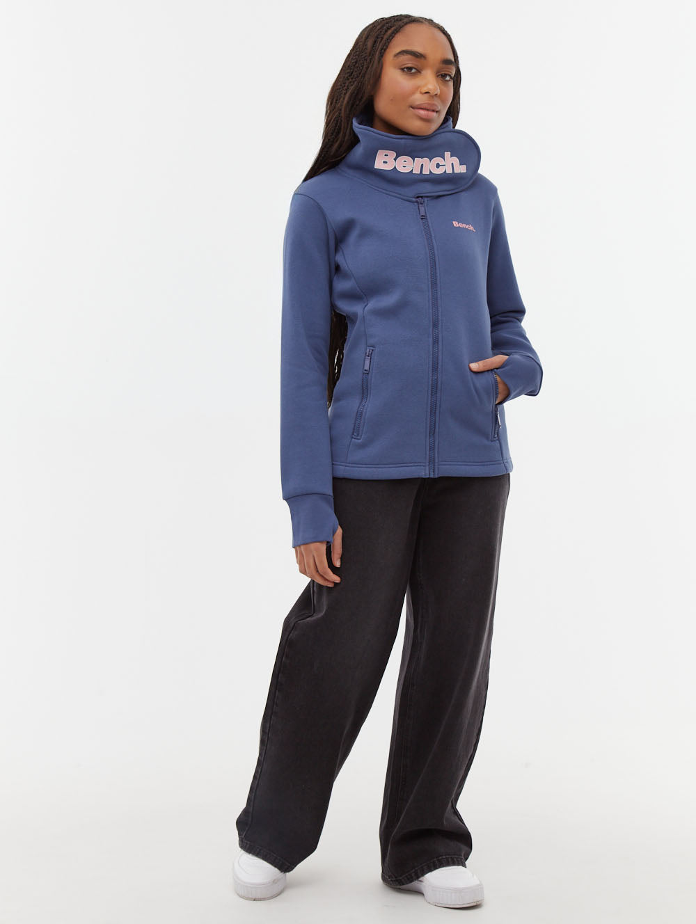Haylo Wrap Neck Zip Up Sweater - Women's Stylish Knit Pullover for Fall & Winter | Perfect for Office, Casual Outings & Travel