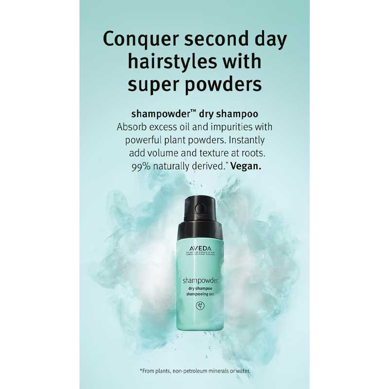 Aveda Shampowder Dry Shampoo for Hair - Volumizing & Refreshing Powder for Oily Hair - Perfect for Travel, Gym & Busy Mornings