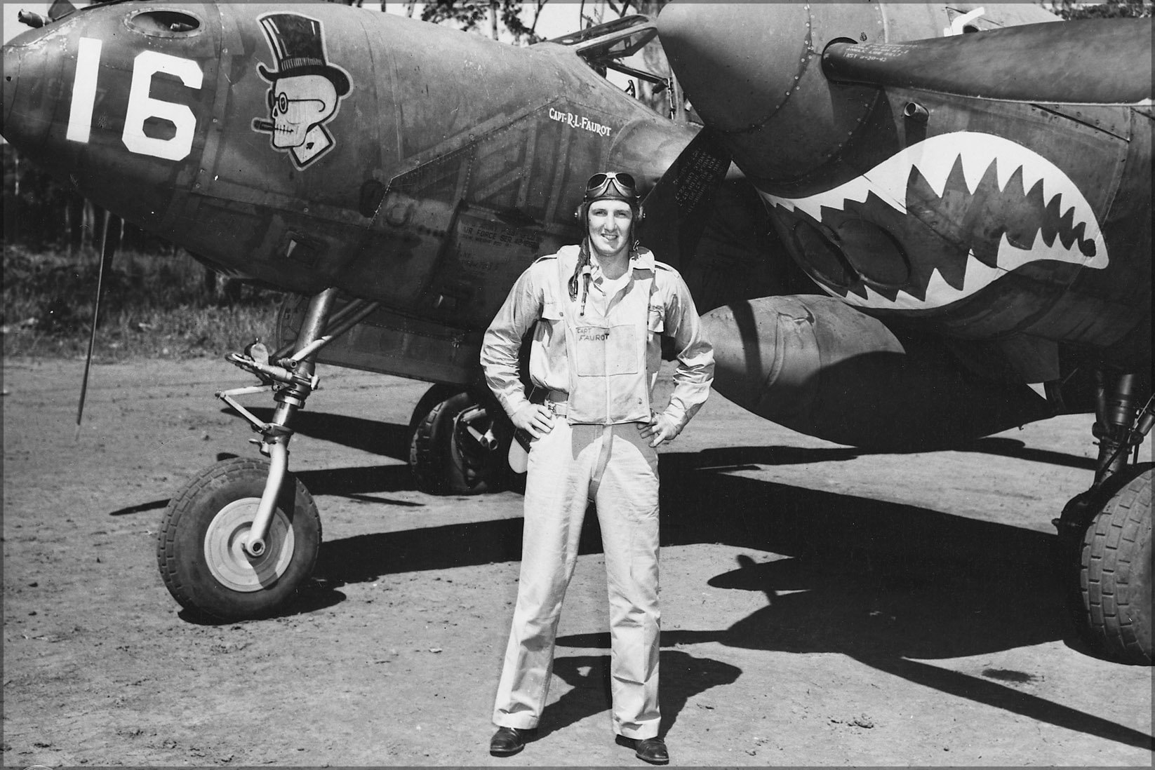 Vintage WWII P-38 Lightning Pilot Poster 24x36 Inch - 1943 Historical Aviation Art for Home, Office & Man Cave Decor