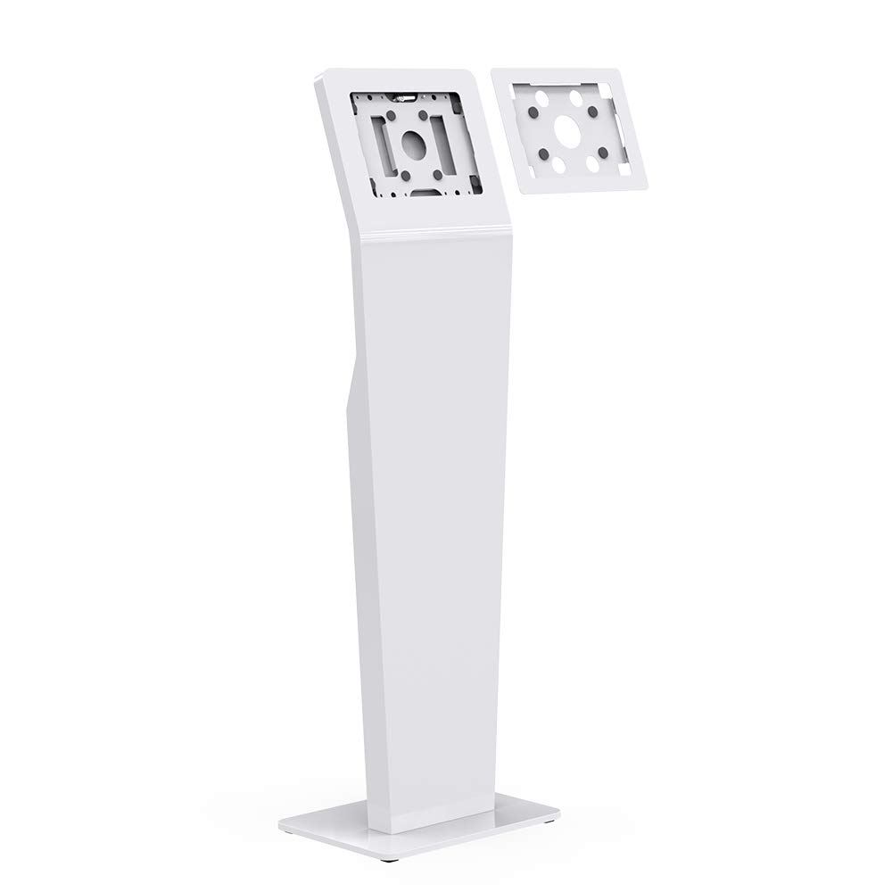 Premium All-Metal Anti-Theft iPad Floor Stand with Key Lock - Compatible with iPad Pro 12.9