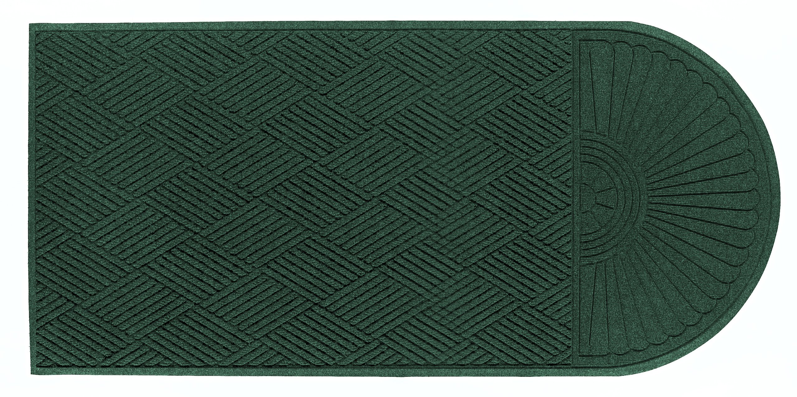 Premium M+A Matting 273 Waterhog Grand Classic Indoor/Outdoor Doormat - 10' x 3' Polypropylene Fiber with Non-Slip SBR Rubber Backing - 3/8