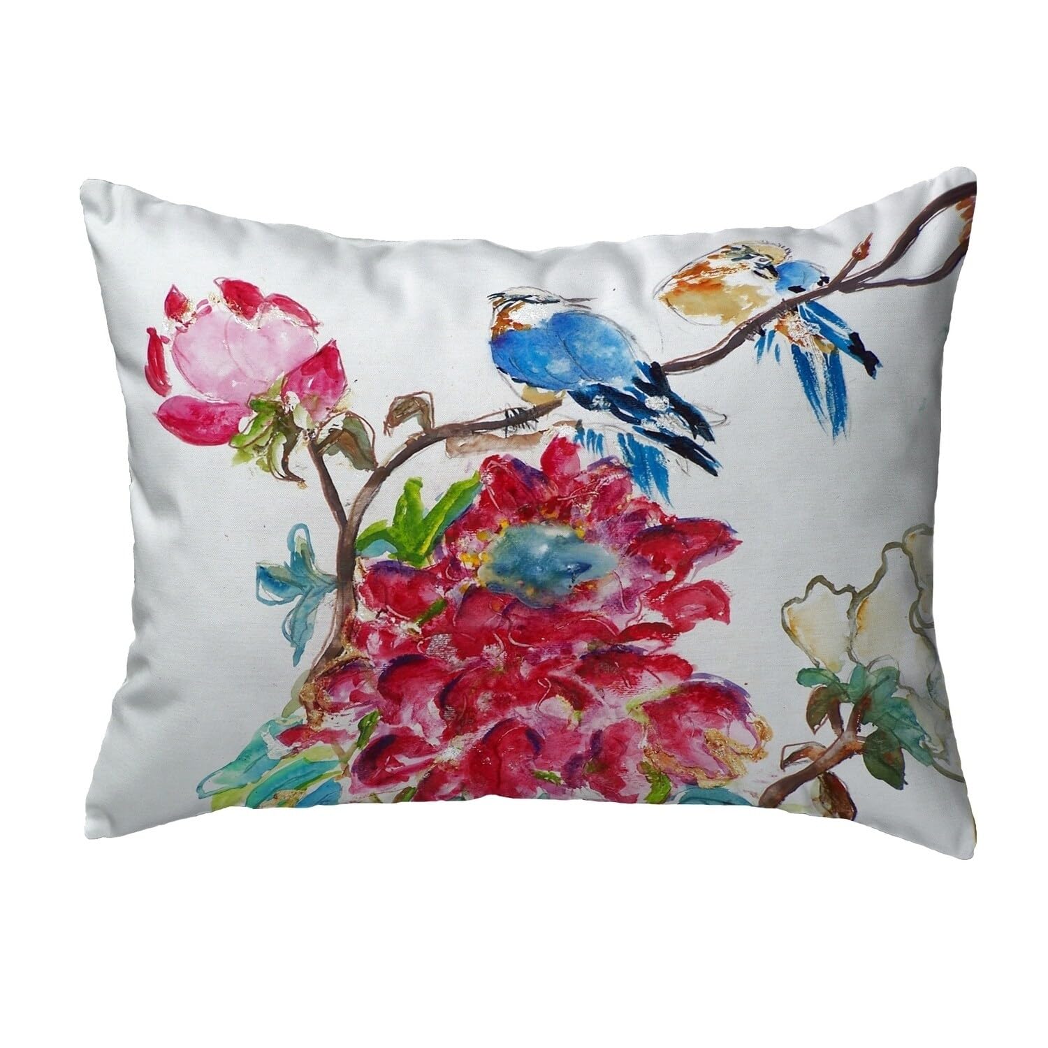 Betsy Drake KS425 Decorative Throw Pillow 11x14 Inches - Multi-Color Soft Cushion for Sofa, Bed & Home Decor