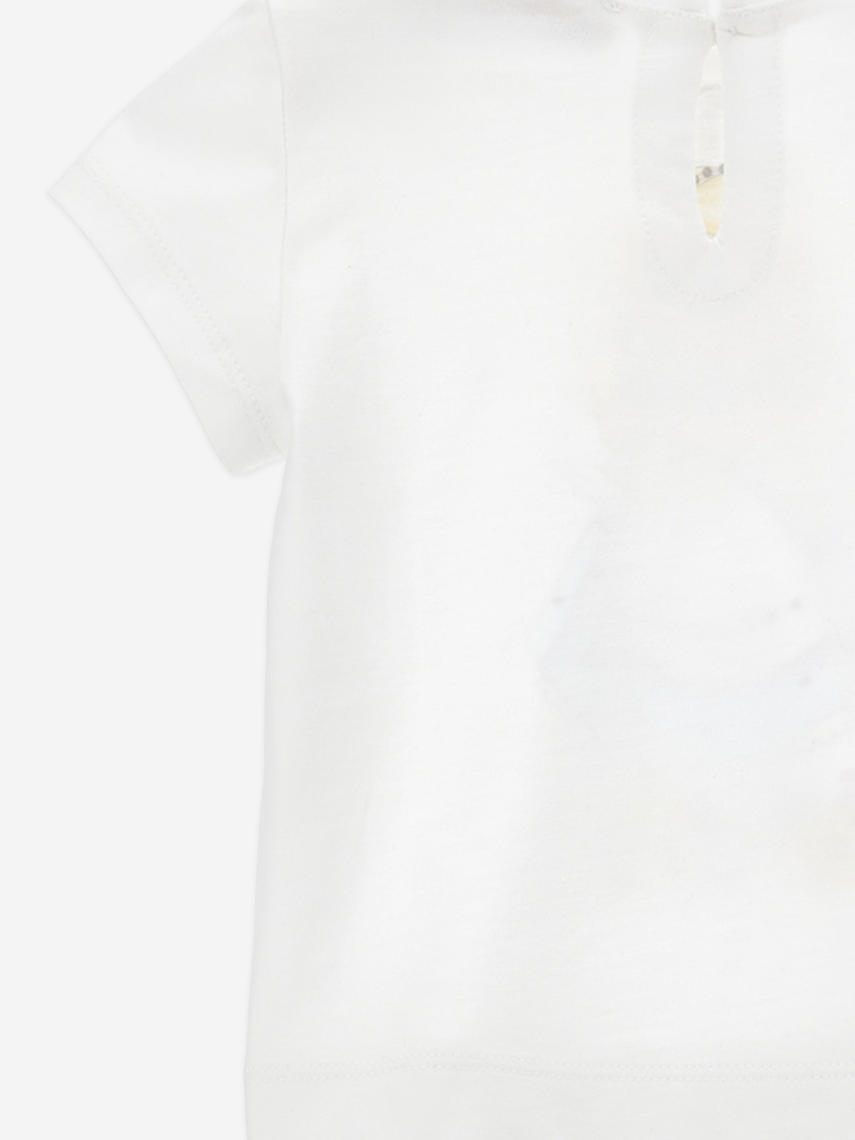 Adorable Baby Girls Alice in Wonderland White T-Shirt - Perfect for Dress-Up, Birthday Parties & Everyday Play