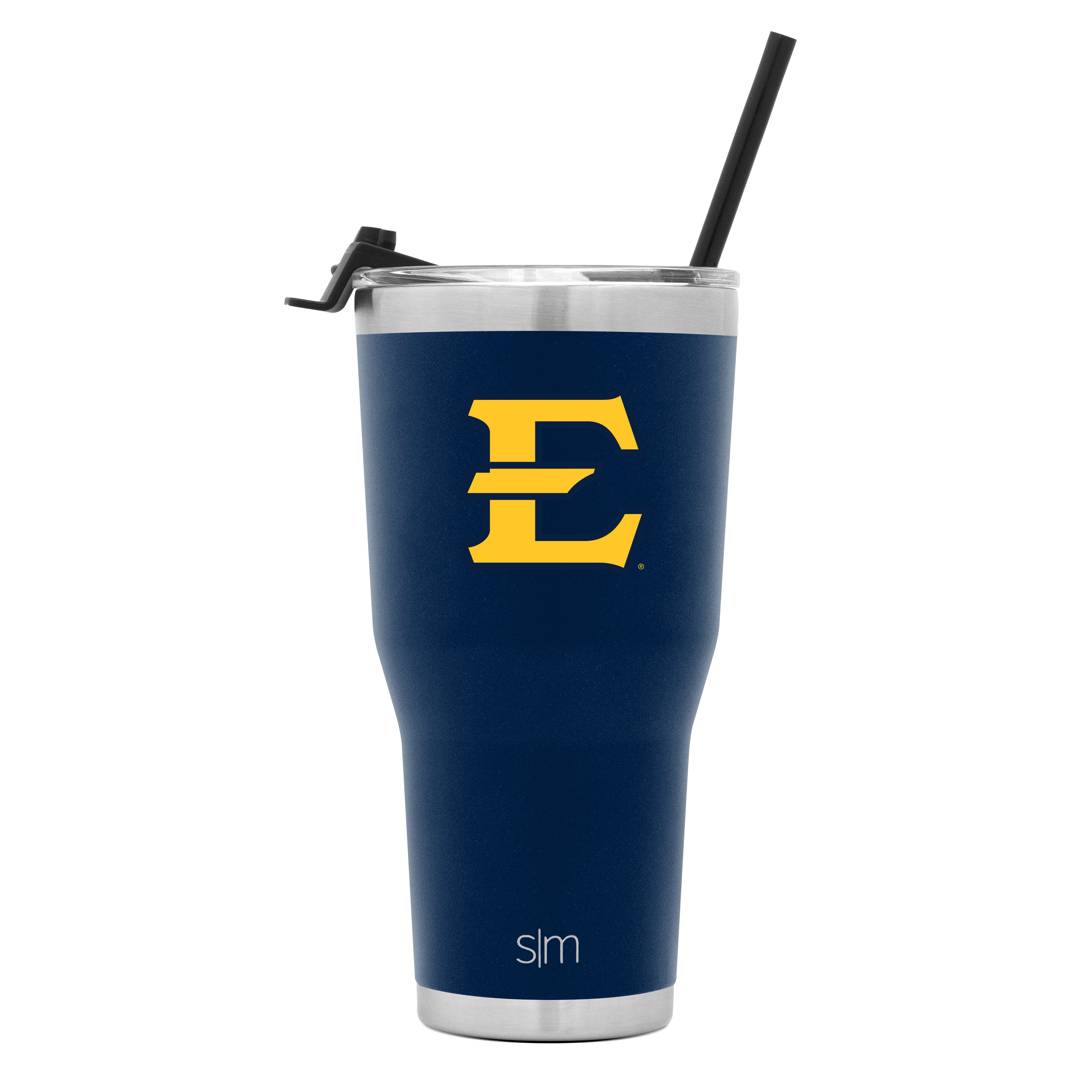 Insulated Stainless Steel Collegiate Cruiser Tumbler with Flip Lid & Straw - 20oz Leakproof Travel Mug for School, Office & Gym - Keeps Drinks Hot/Cold for Hours - Perfect for Coffee, Tea & Smoothies