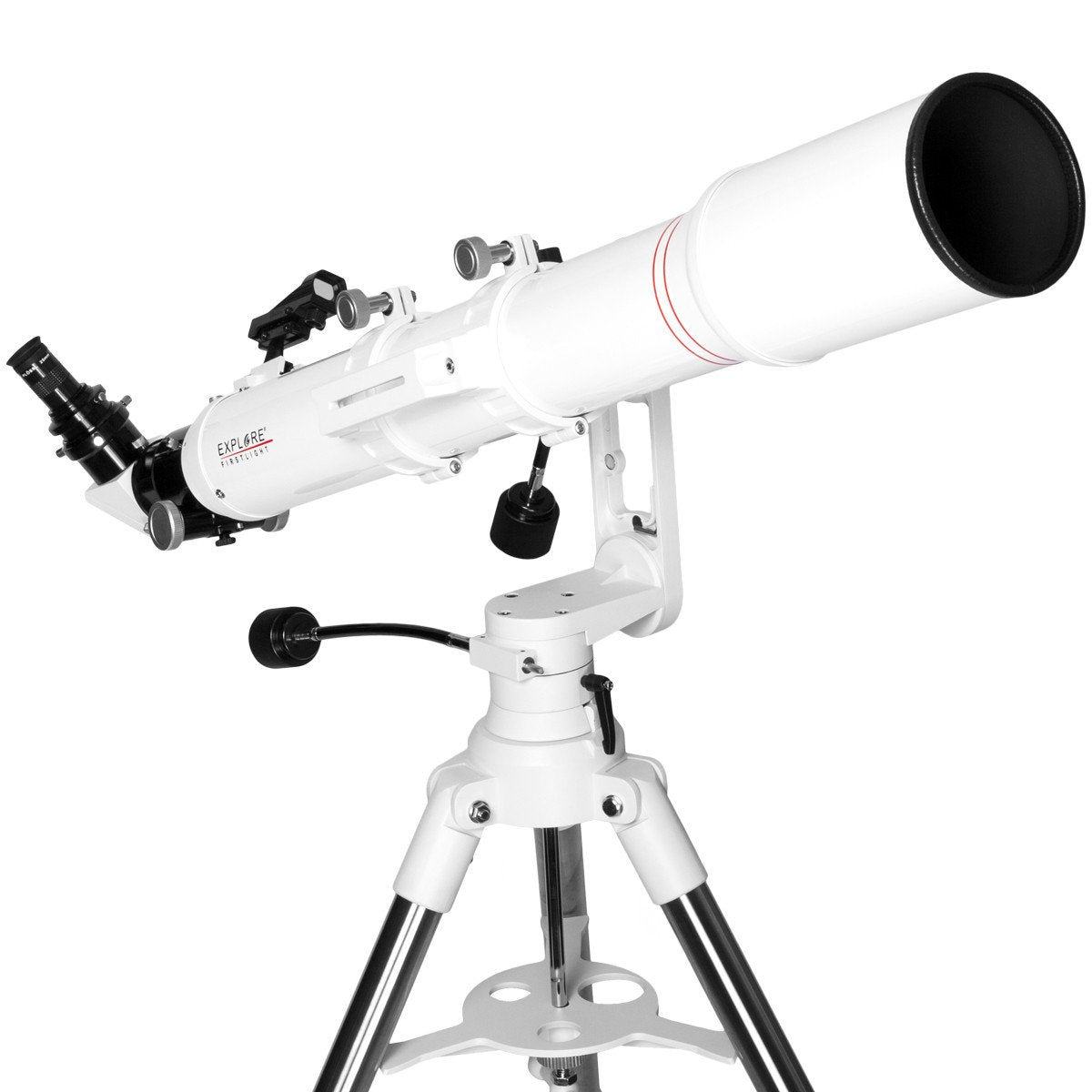 Explore FirstLight 102mm Doublet Refractor Telescope with Twilight I Mount - Premium Astronomy Equipment for Stargazing & Astrophotography | Perfect for Backyard Observing & Celestial Photography