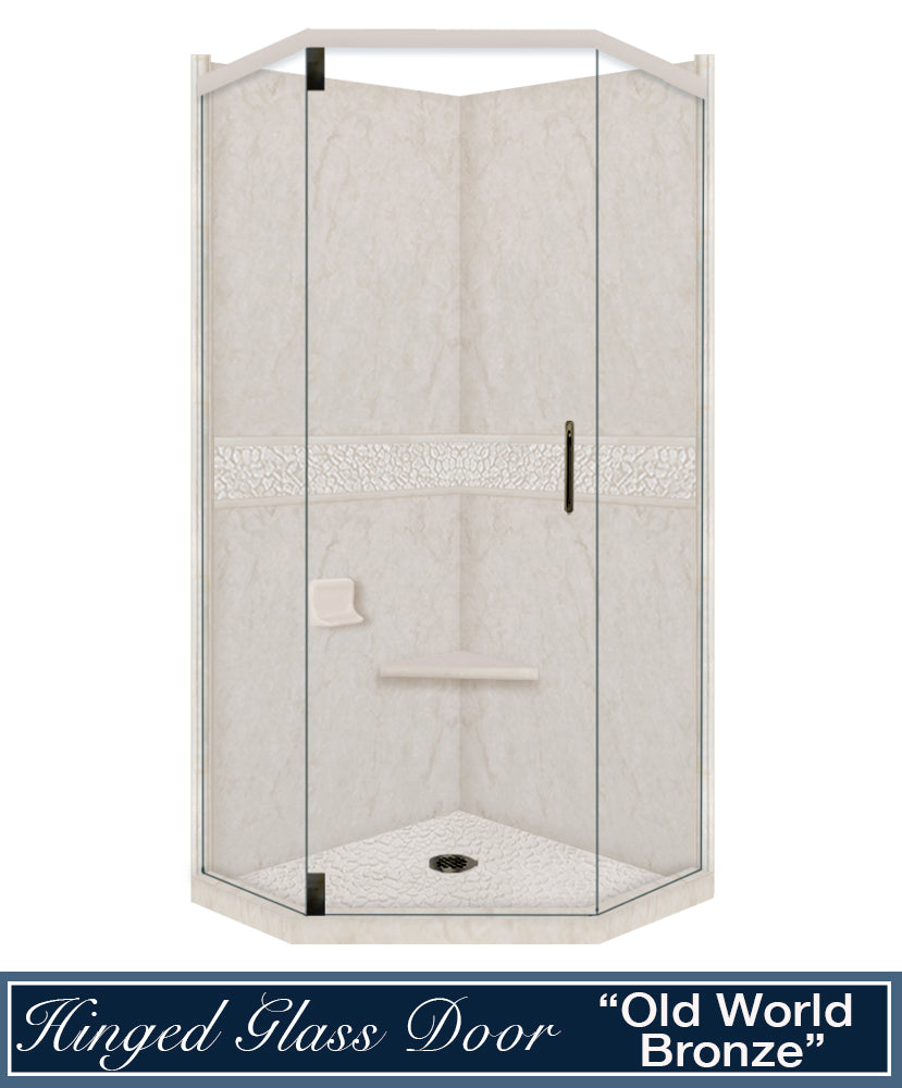 Rafe Marble Pebble Neo Shower Kit - Premium Natural Stone Bathroom Set for Modern Homes | Perfect for Spa-Like Showers & Luxury Bathroom Decor