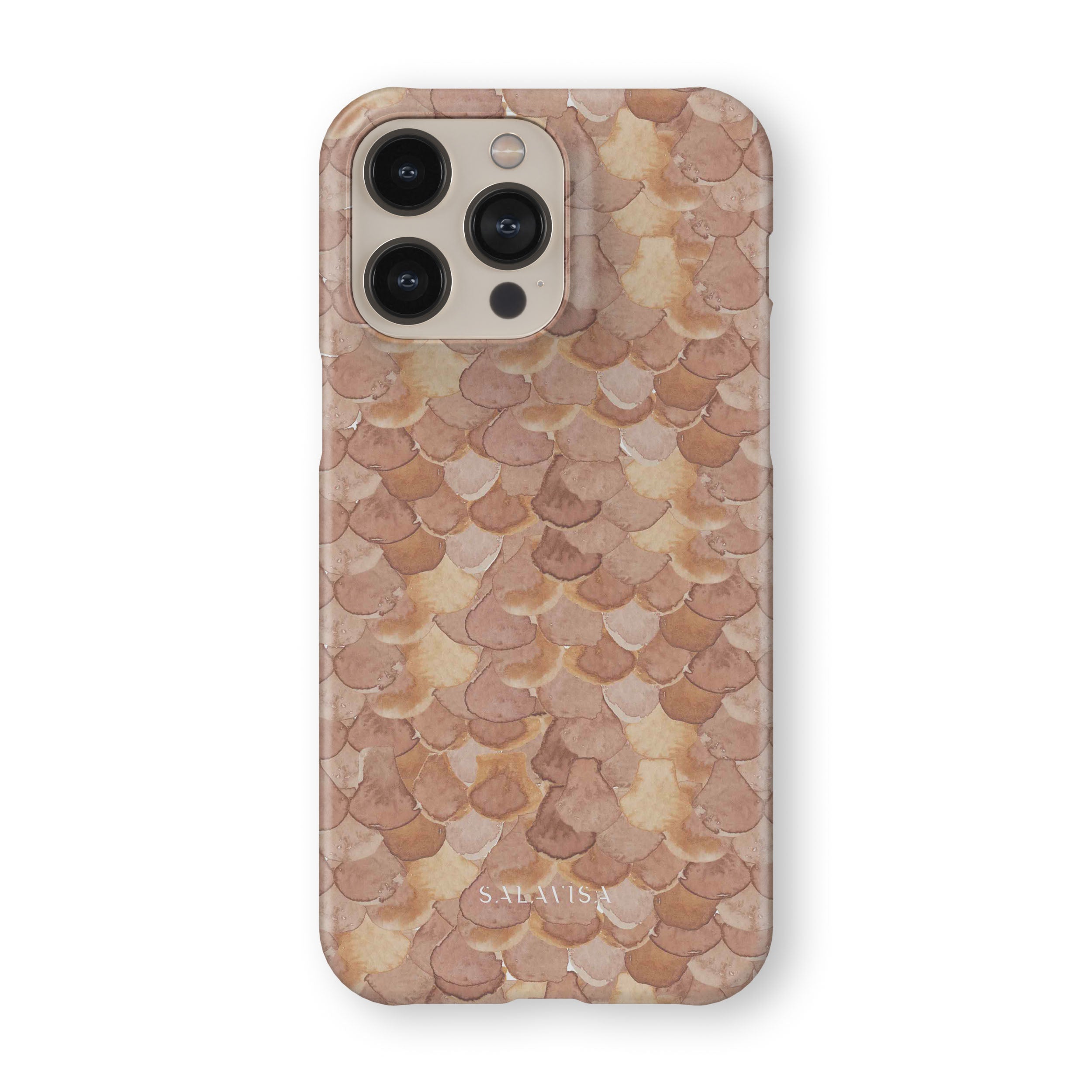 Vibrant Orange Watercolor Reptile Design Phone Case - Durable & Stylish Protective Cover for iPhone & Samsung - Perfect for Nature Lovers & Wildlife Enthusiasts