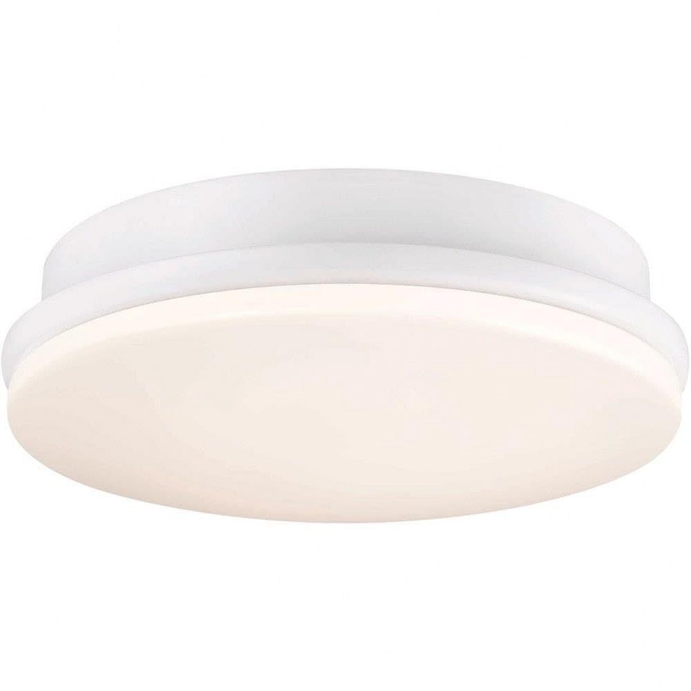 Kute LED Ceiling Fan Light Kit - Matte White 5.51 inch, Energy Efficient Dimmable Light Fixture for Bedroom, Living Room & Kitchen | Easy Installation & Modern Home Decor Lighting