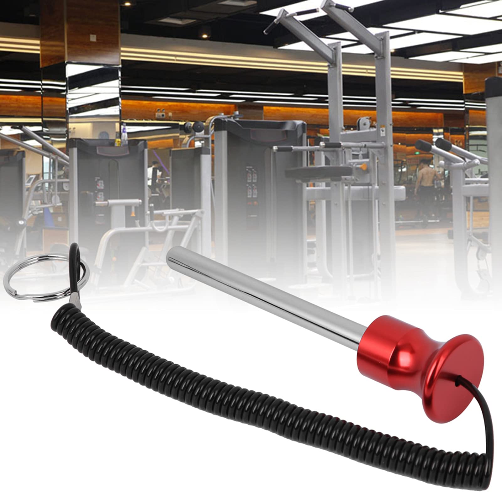 Magnetic Weight Stack Pin with Pull Rope - Strength Training Equipment for Gym Workouts
