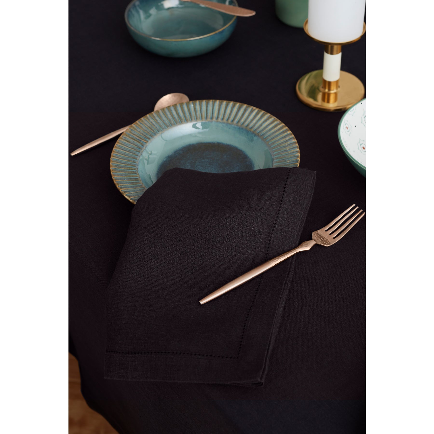 Elegant Sonoma Hemstitch Tablecloth - Premium Cotton Dining Table Cover for Formal Dinners & Special Occasions