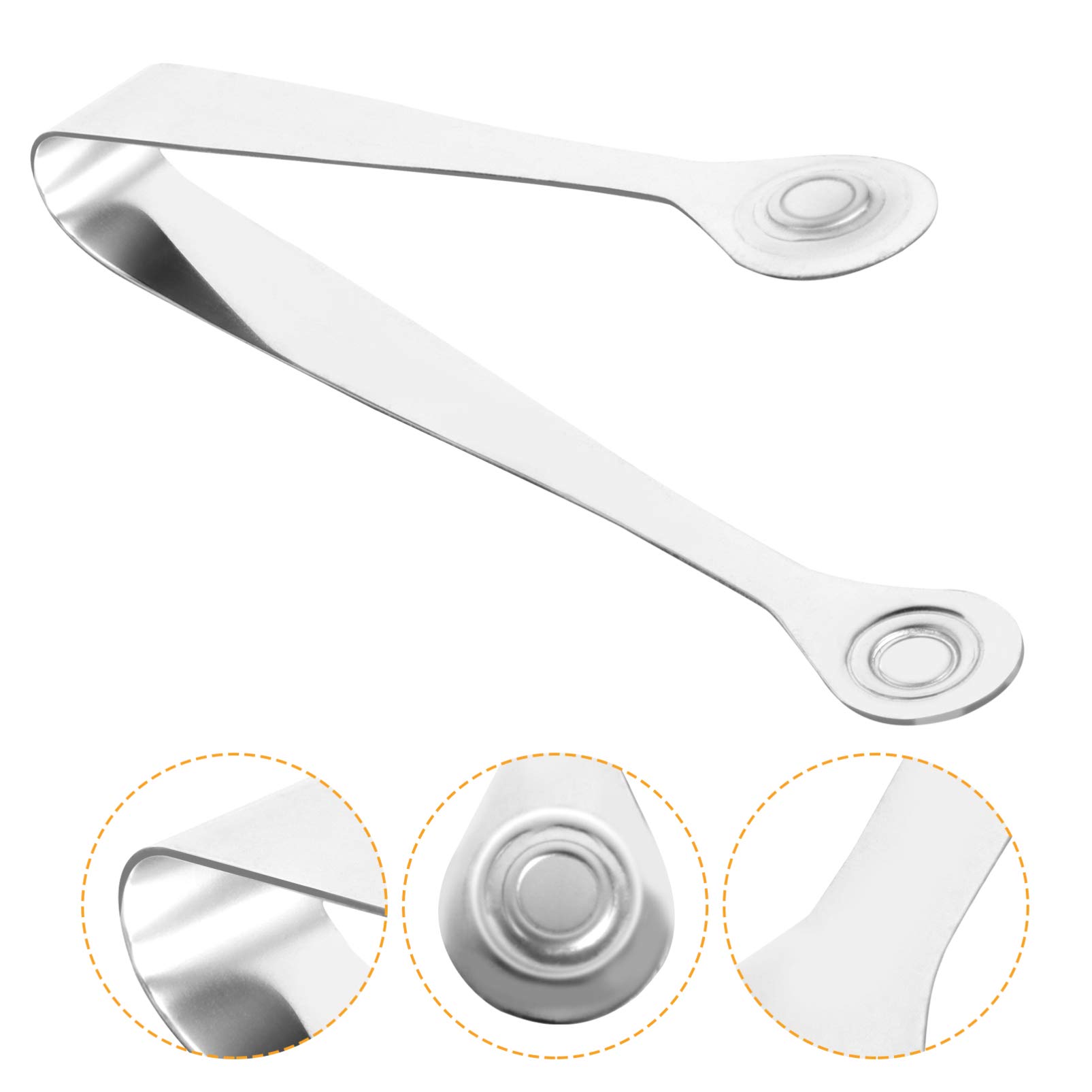Stainless Steel Mini BBQ Grill Utensils Set - 6Pcs Escargot Tongs, Snail Tongs & Food Tongs (13cm & 15.5cm) for Grilling, Picnics, Camping & Outdoor Cooking Accessories