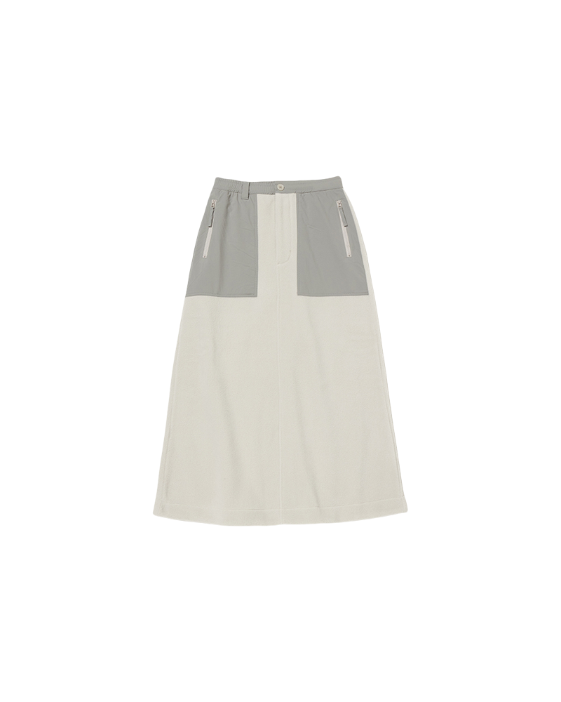 Double Face Fleece Skirt for Women - Soft & Warm Winter Skirt with Pockets - Perfect for Casual Wear, Outdoor Activities & Cold Weather Fashion