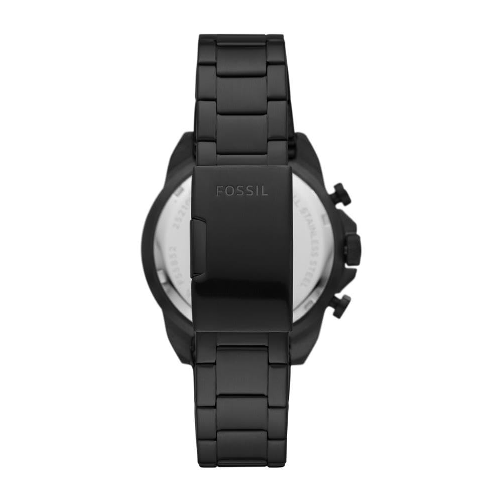 FOSSIL Bronson Men's Chronograph Watch - Leather or Stainless Steel Strap | Stylish Casual & Business Timepiece for Everyday Wear