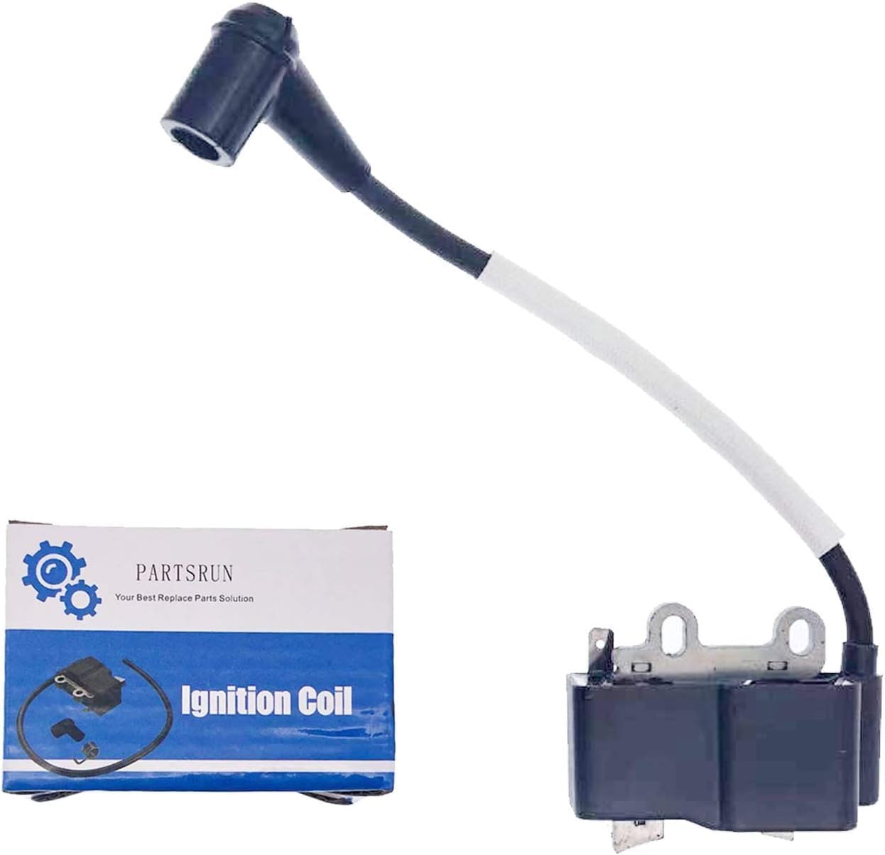 PARTSRUN Ignition Coil with Boot Compatible for Echo SRM210 SRM225 GT200 HC150 PB-255LN PB-251 ES255 PB265LN Blower - Replaces OEM#A411000290 A411000130 A411000140 ZF271B - Perfect for Lawn Mower, Trimmer & Outdoor Power Equipment Maintenance
