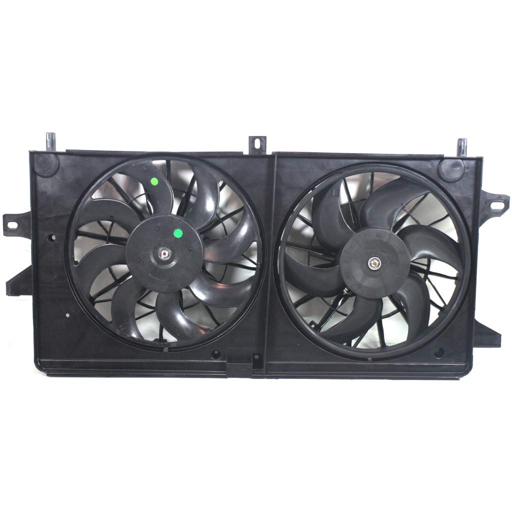 2004-2005 Chevy Impala Monte Carlo Radiator Cooling Fan Dual Fan Assembly Replacement Part GM3115180 - Perfect for Engine Overheating Prevention & Summer Driving