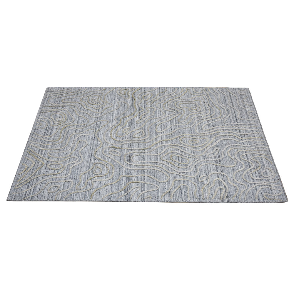 Handwoven Aria Area Rug - Soft Boho Chic Design for Living Room, Bedroom, or Nursery Decor | Eco-Friendly Natural Fiber Floor Mat