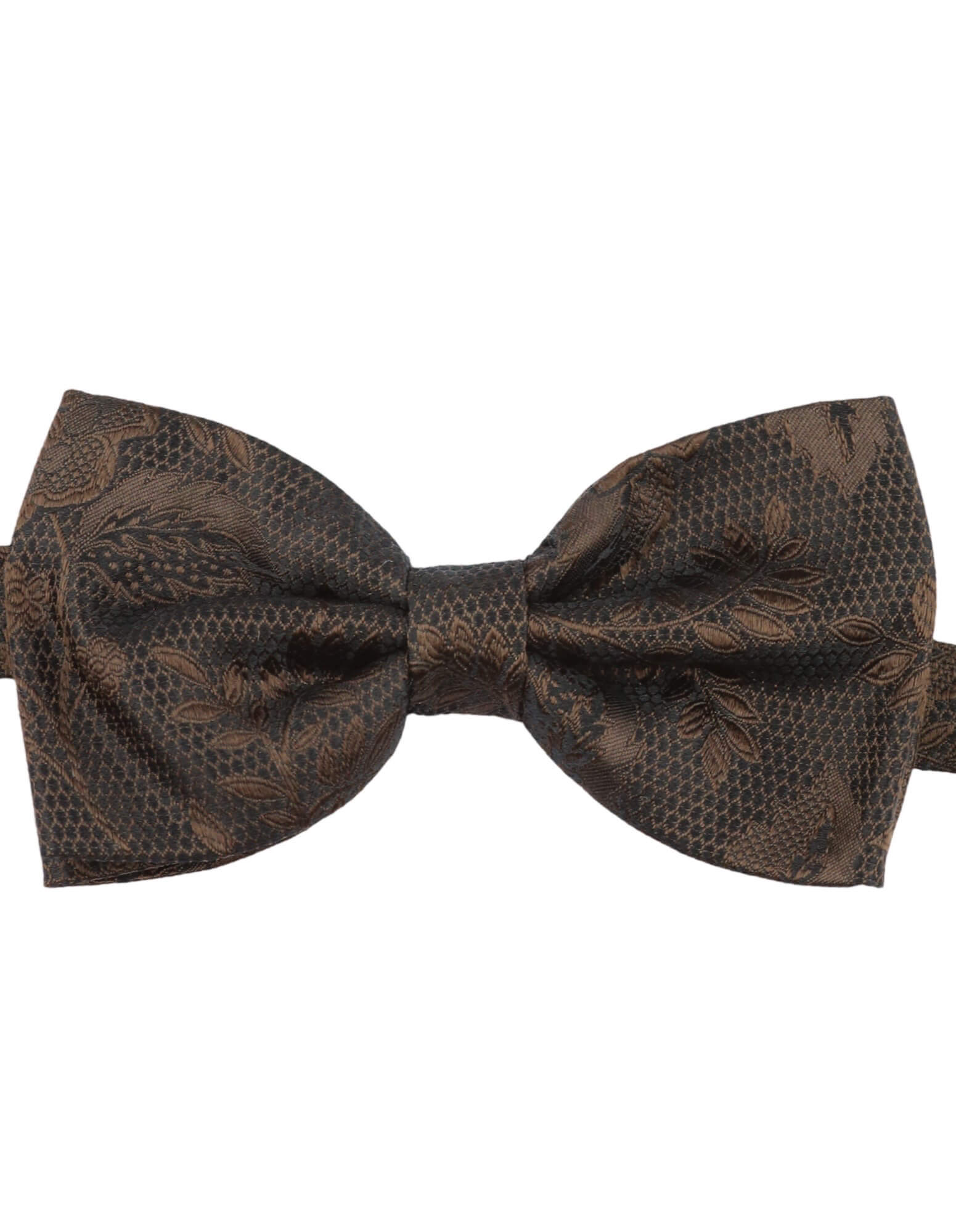 DÉCLIC Kontur Bow Tie - Premium Brown Bowtie for Men | Elegant Formal & Wedding Accessory | Perfect for Tuxedos, Suits & Special Occasions