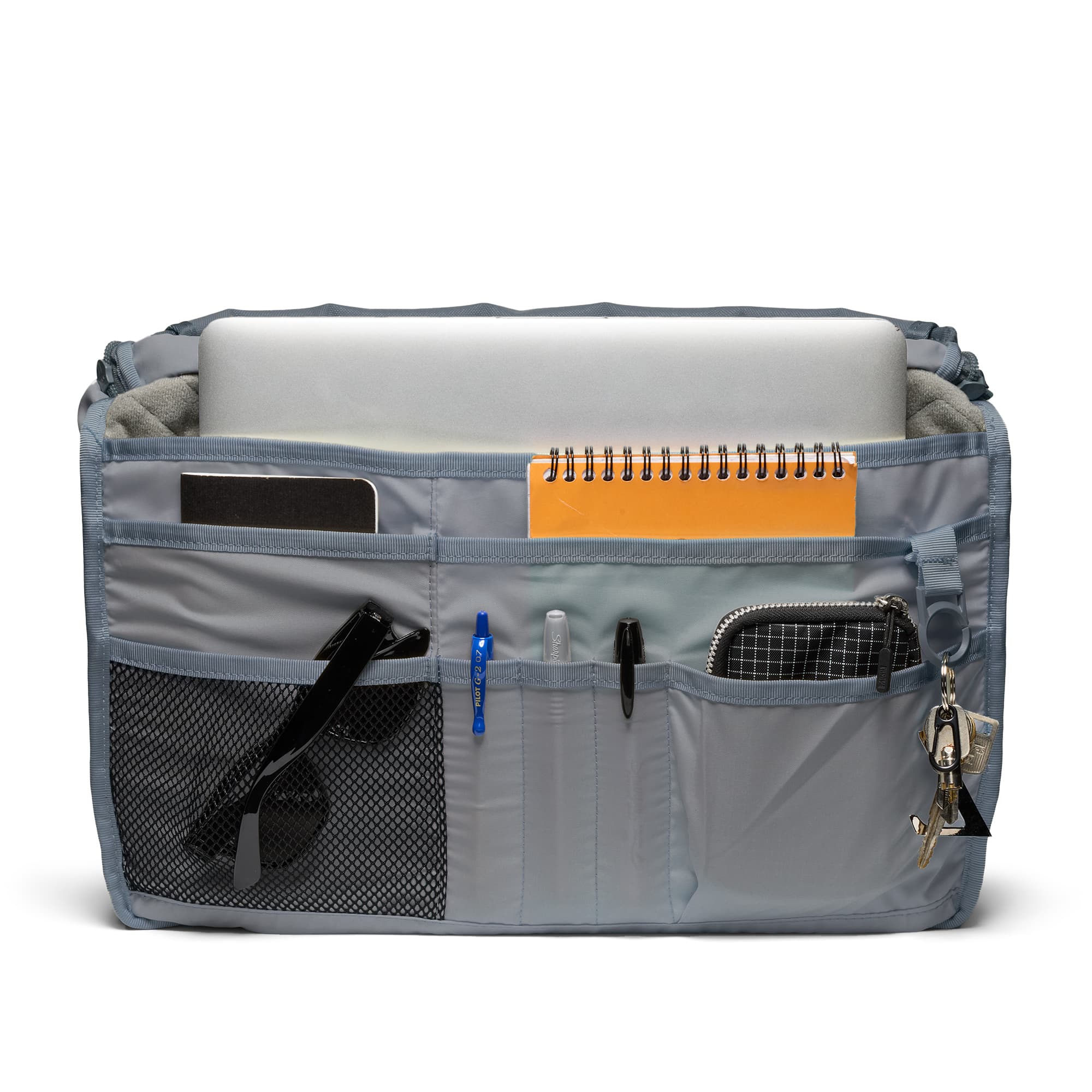 Midtown 20L Waterproof Messenger Bag for Men - Durable Laptop Shoulder Bag with USB Charging Port - Perfect for Commuting, Travel & Business (Black)