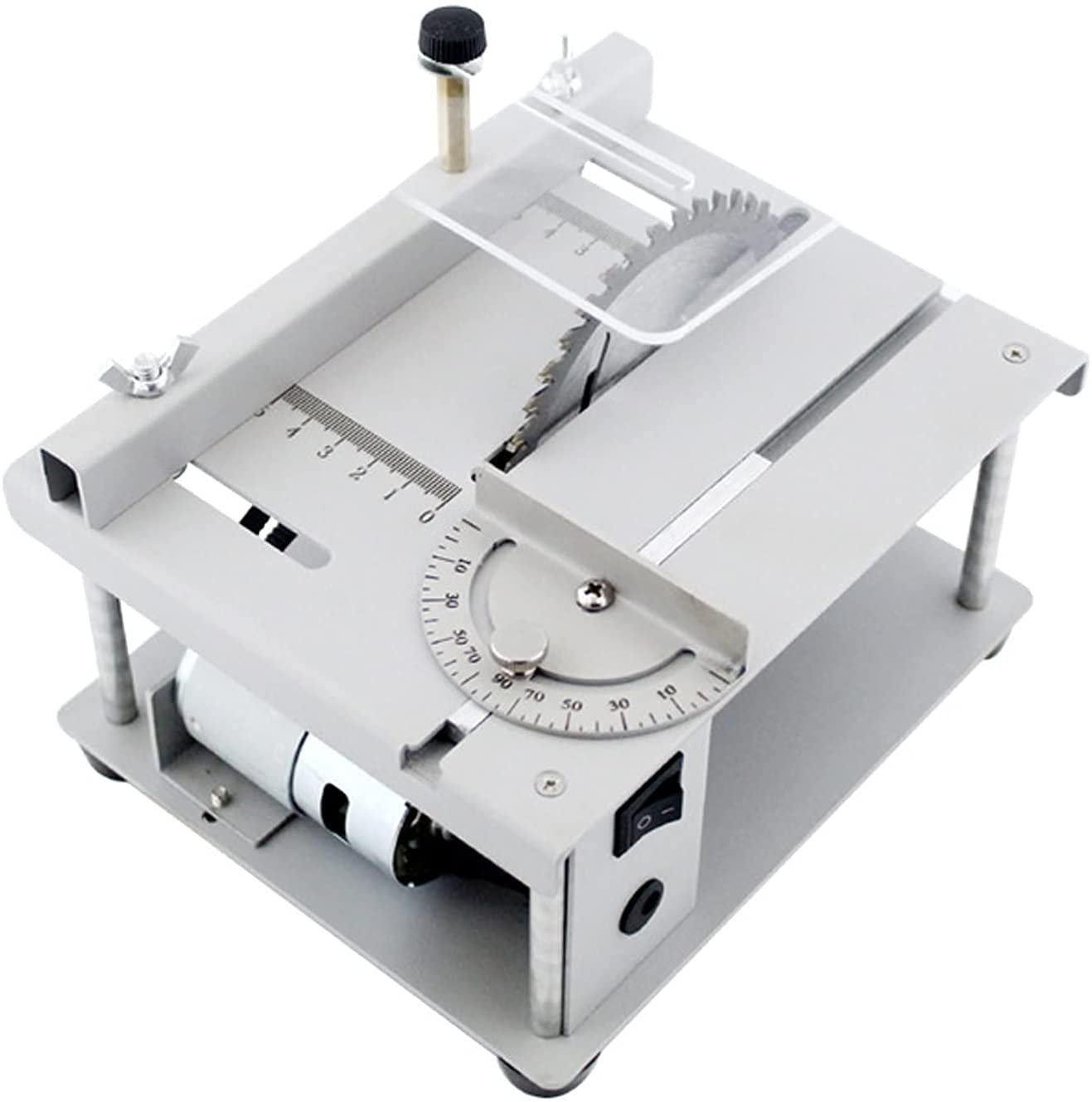 Mini Precision Table Saw - 9000 RPM Multifunctional Woodworking Bench for DIY, Handmade Wooden Model Crafts & PCB Cutting | Perfect for Hobbyists, Woodworkers & Electronics Enthusiasts
