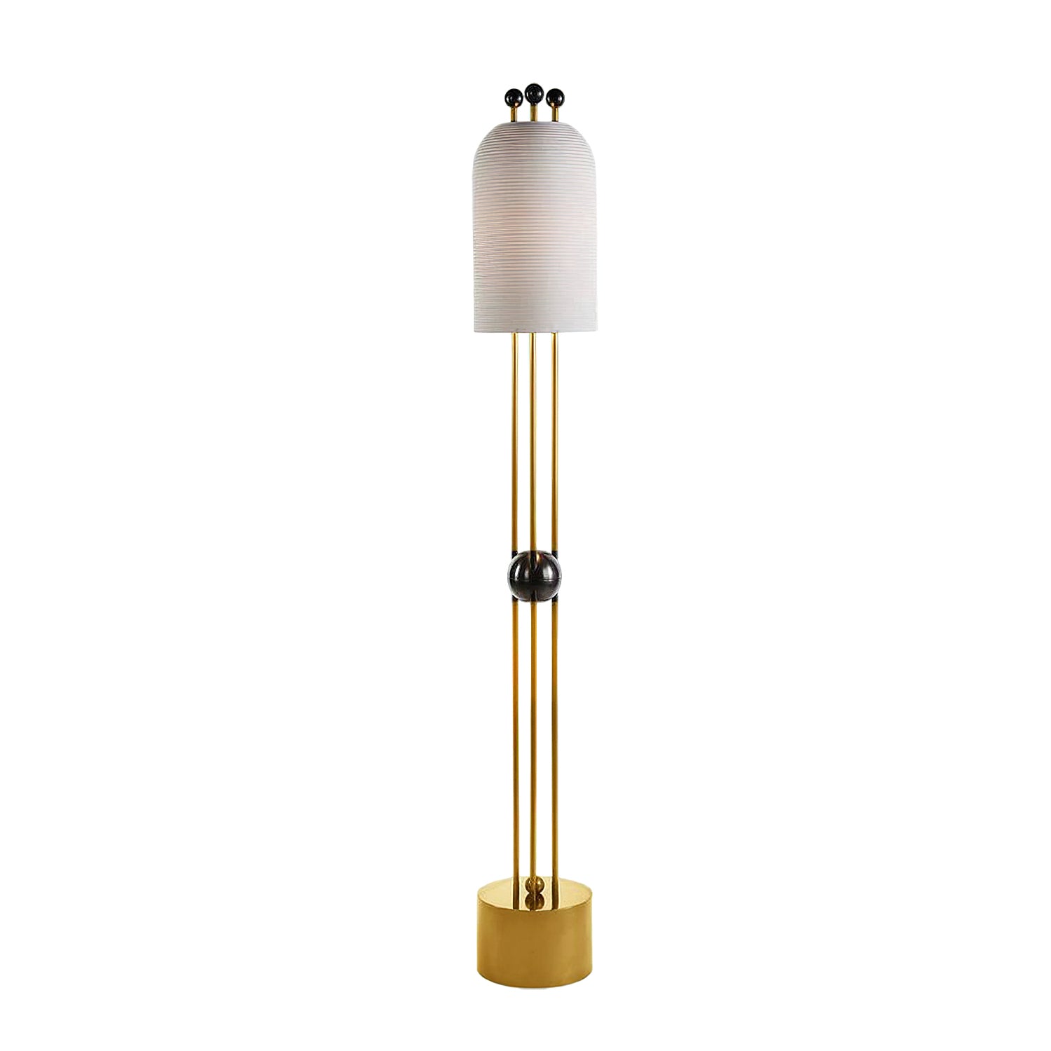 Bertha Modern Floor Lamp - Adjustable LED Standing Light for Living Room, Bedroom & Office - Warm White & Cool White Dimmable Reading Light with Remote Control - Perfect for Night Reading, Relaxing & Decor
