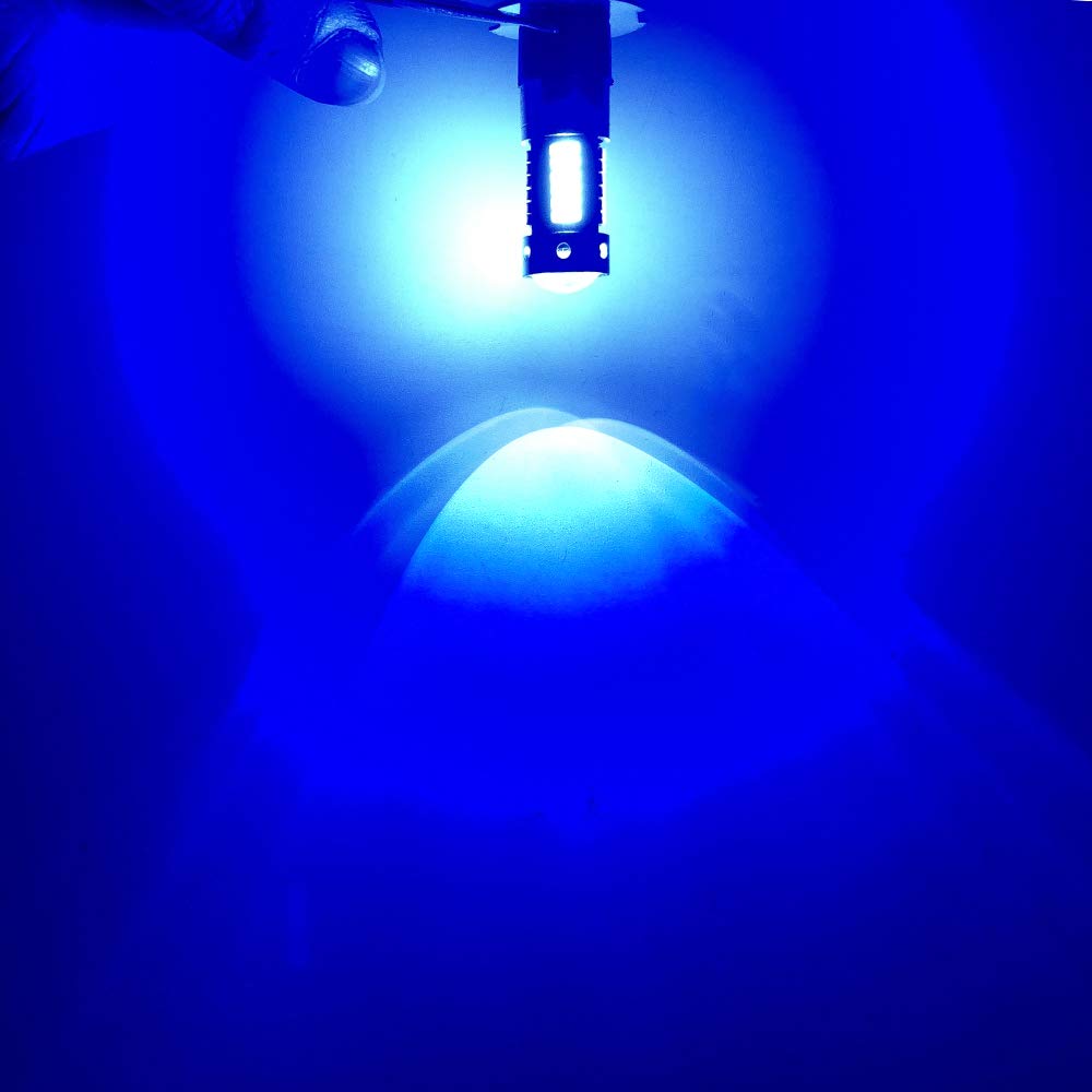 Super Bright Blue H3 LED Fog Light Bulbs - High Power 30-4014SMD, 12V DC Replacement for Cars & Trucks (2-Pack) - Perfect for Off-Roading, Night Driving & Foggy Conditions