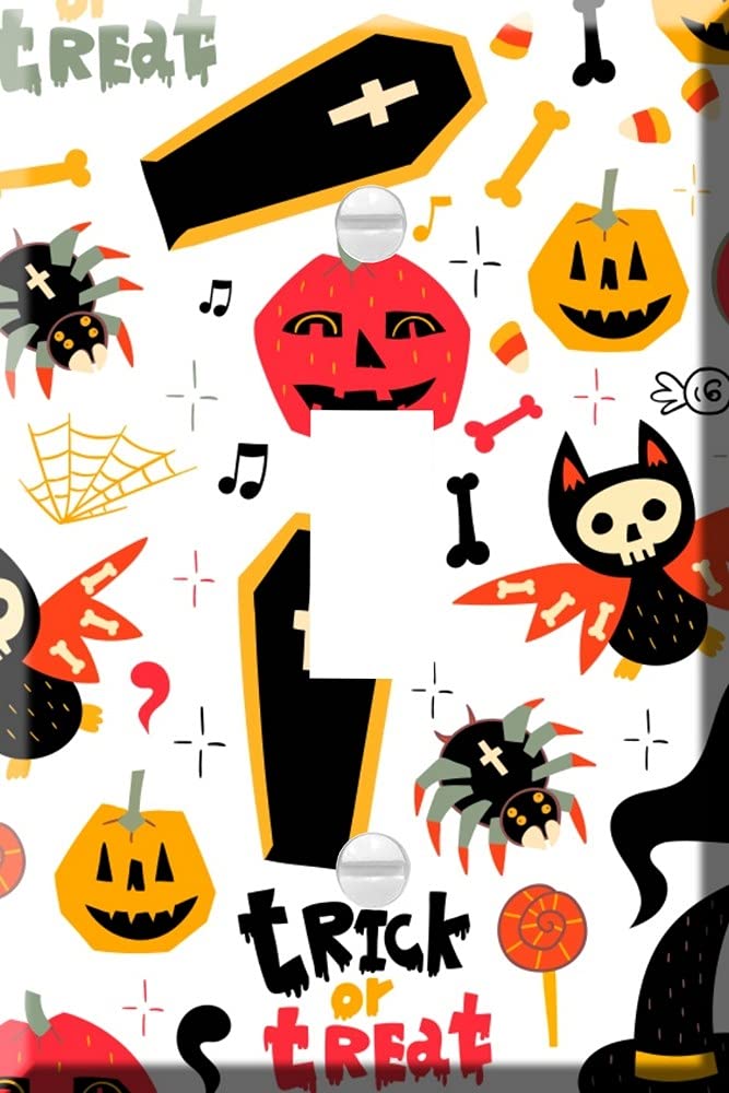Halloween Toggle Switch Plate - Single Light Cover for Home Decor
