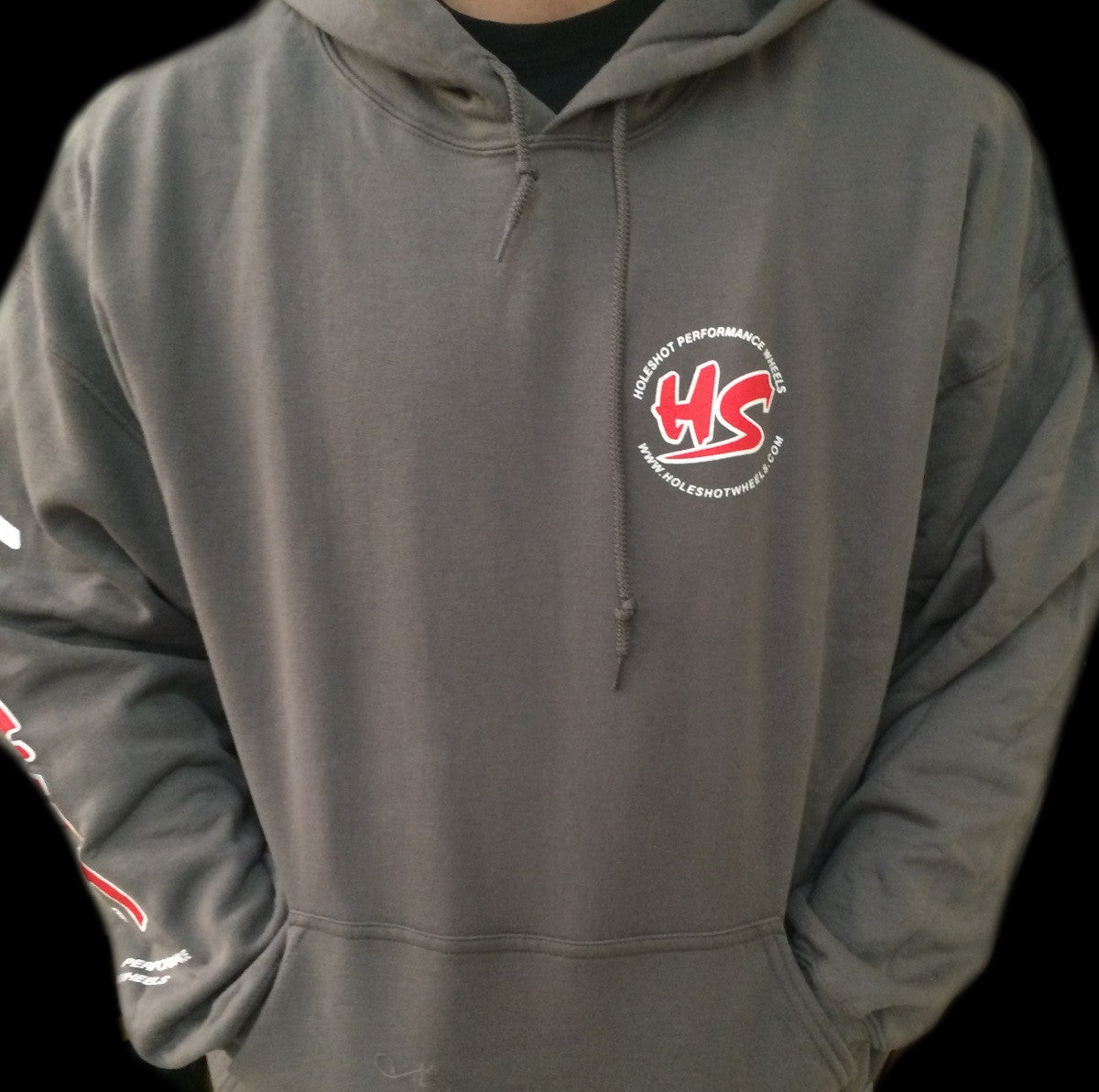 Holeshot Burnout Hoodie - Stylish Grey Pullover for Men & Women | Comfortable Cotton Blend, Streetwear Fashion | Perfect for Casual Wear, Motorcycle Rides & Outdoor Adventures