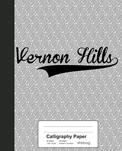 Premium Calligraphy Paper Notebook - Vernon Hills by Weezag | Smooth Writing Practice Sheets for Beginners & Professionals | Ideal for Hand Lettering, Journaling & Art Projects