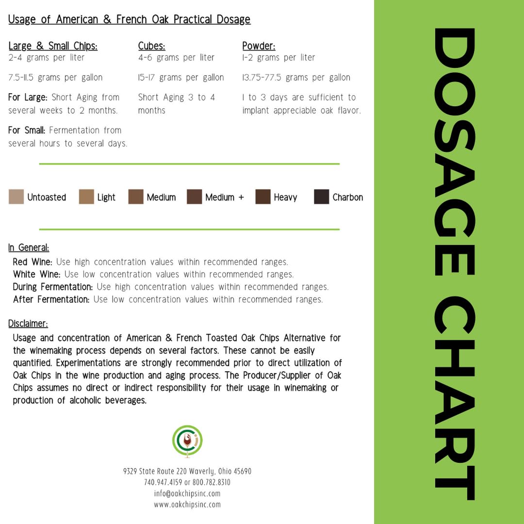 French Oak Wood Cubes for Brewing & Aging - Heavy Toast 1.5 oz - Perfect for Wine, Whiskey, Beer & Cocktail Making - Home Brewing & Bar Use