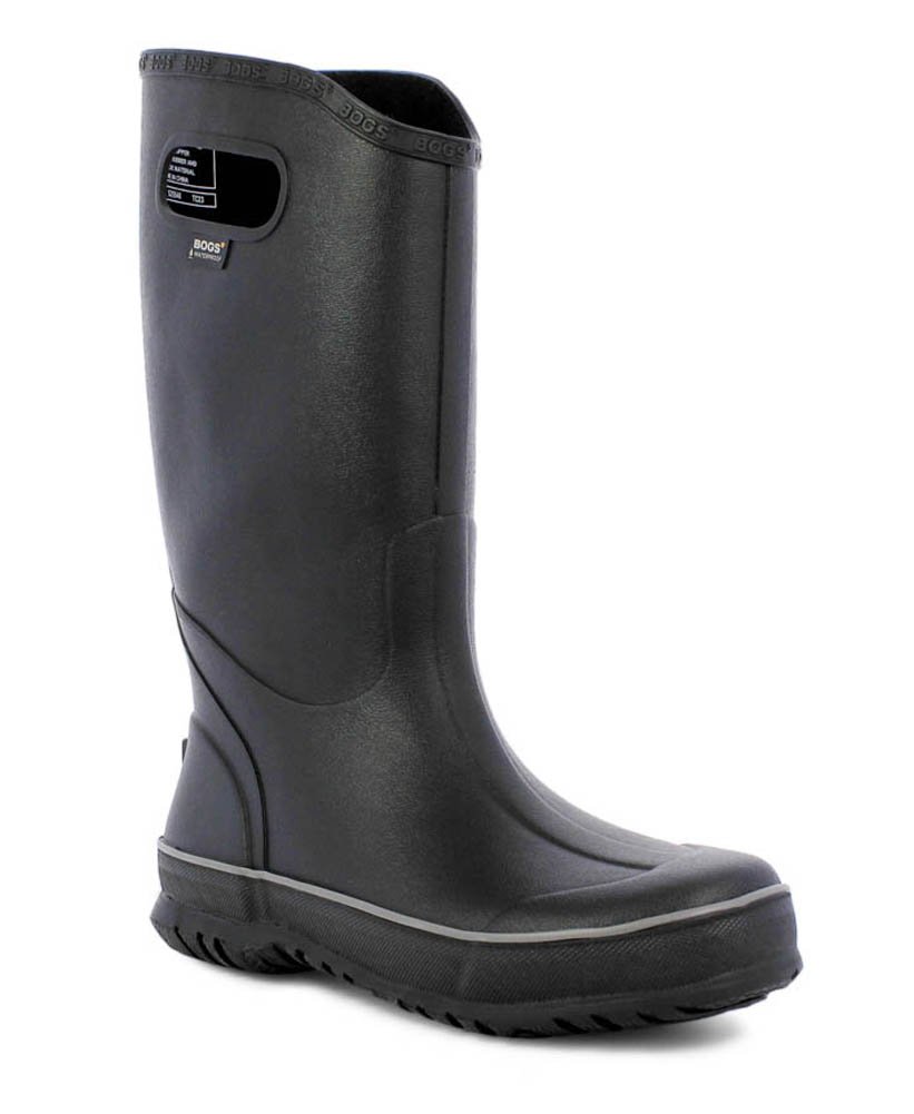 Bogs Men's Waterproof Rubber Rain Boots - Slip-Resistant Outdoor Work & Hiking Boots for Wet Weather, Gardening, and Farm Use