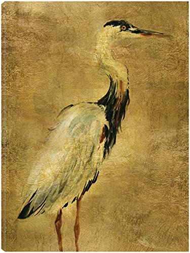 Gold Crane at Dusk I