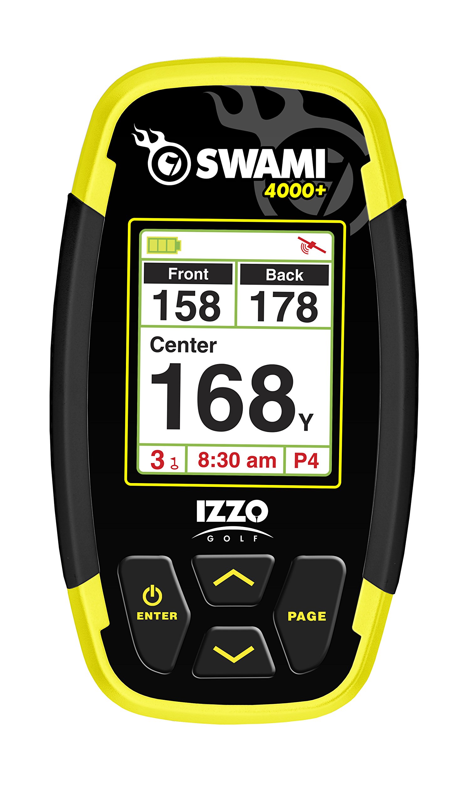 Puksic IZZO Swami 4000+ Golf GPS Watch | Accurate Rangefinder & Course Mapping | Waterproof & Lightweight Design | Perfect for Golfers & Outdoor Enthusiasts