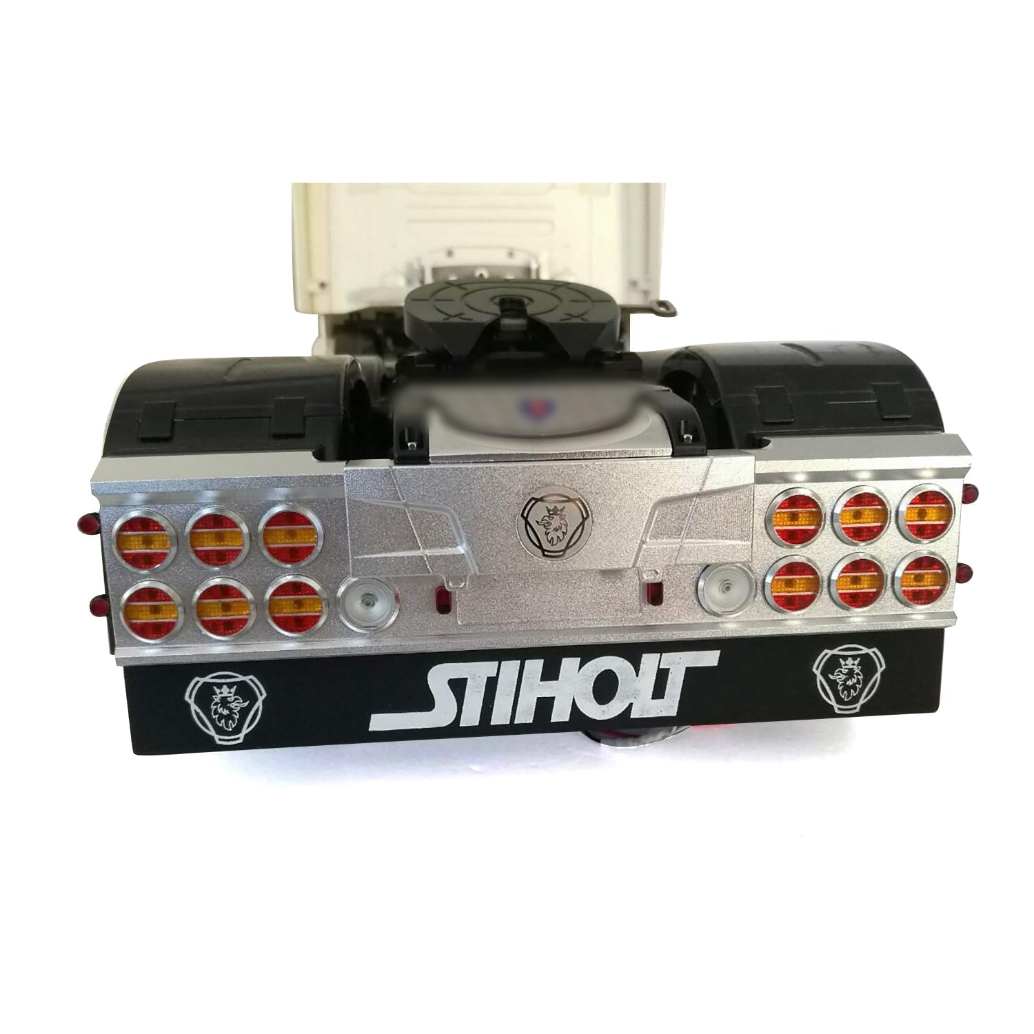 Universal LED Tractor Tail Beam Taillight for 1/14 Scale RC Car Models - Compatible with Upgraded Radio Controlled Tractor R620 56323 DIY Parts - Perfect for RC Car Enthusiasts & Custom Builders