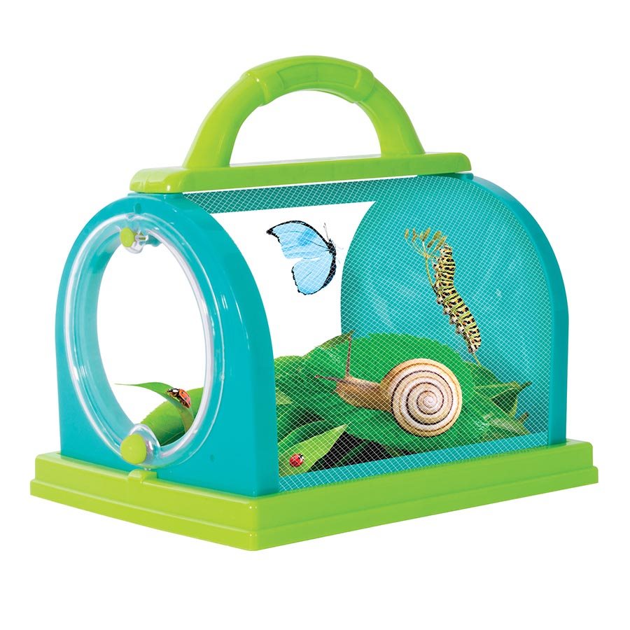 Discovery Zone Bug Study Set - Kids Insect Exploration Kit with Magnifying Glass, Tweezers & Guide Book - Outdoor Science Learning Toy for Children (Perfect for Backyard Adventures & Nature Exploration)