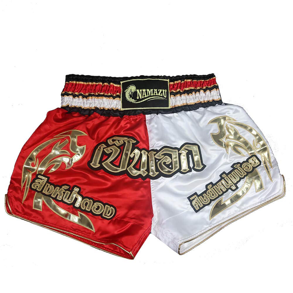 NAMAZU Muay Thai Shorts for Men & Women - Premium MMA, Boxing, Kickboxing Training Shorts | Ideal for Gym Workouts & Martial Arts Competitions