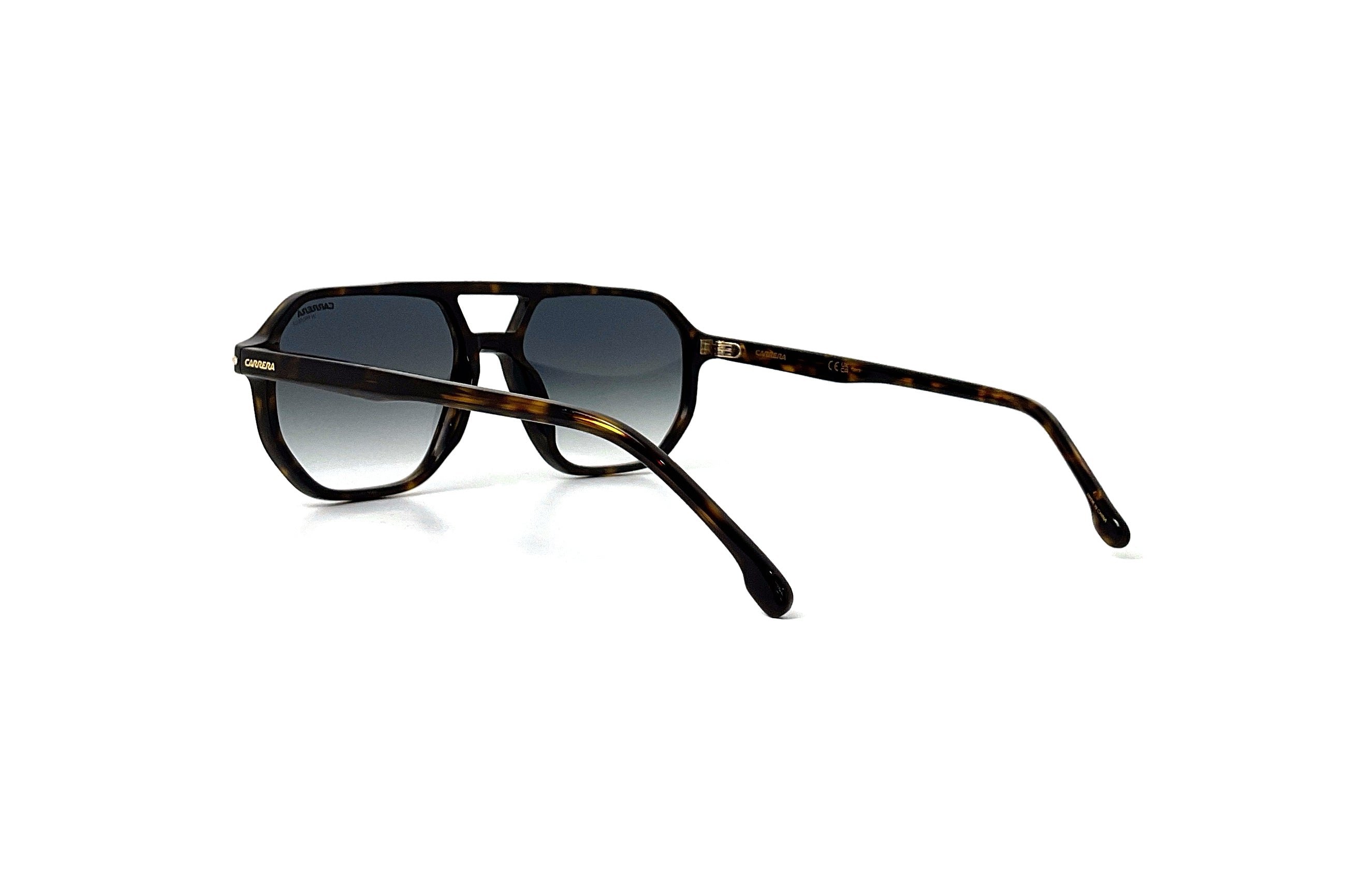 Carrera 341/S Black Gold Sunglasses - Polarized UV Protection for Men & Women - Perfect for Driving, Running, and Outdoor Activities
