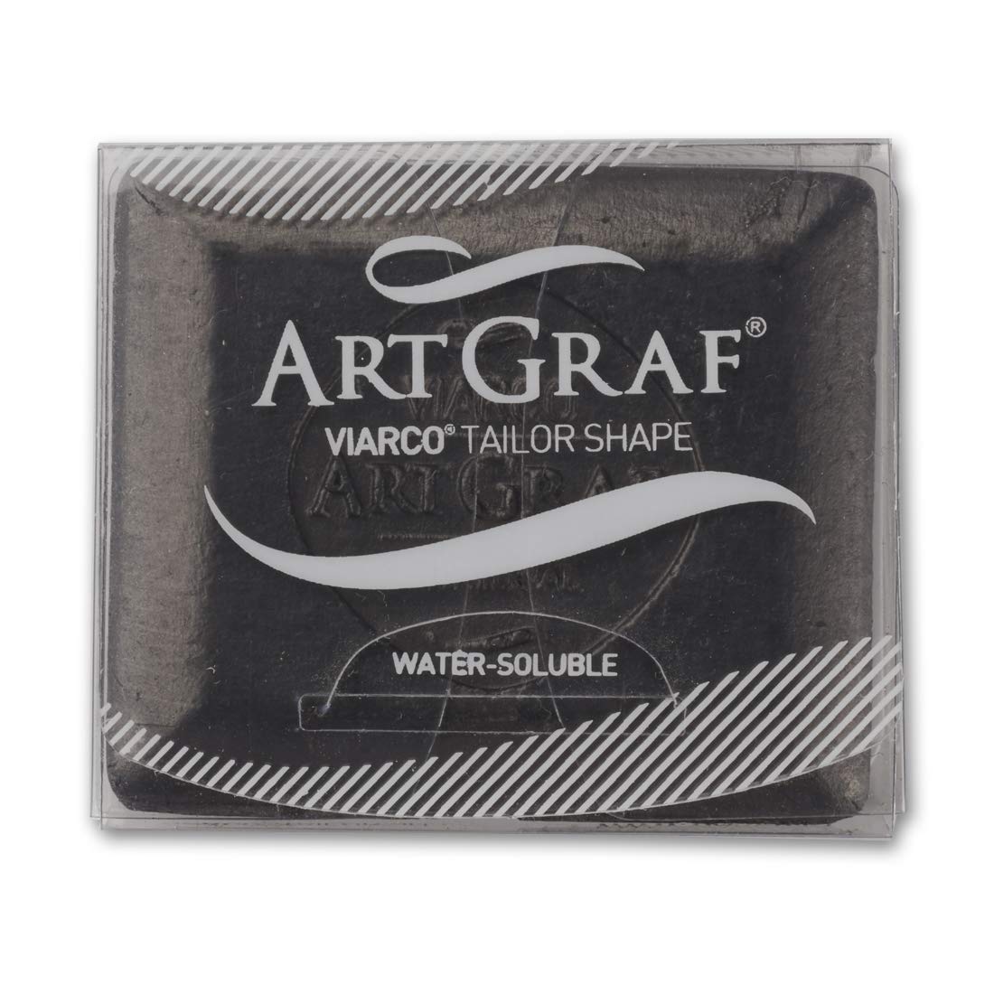 Art Graf Water-Soluble Tailors Chalk Square Disc - Graphite Color for Fabric Marking, Sewing & Quilting - Perfect for Dressmaking, Alterations and DIY Craft Projects