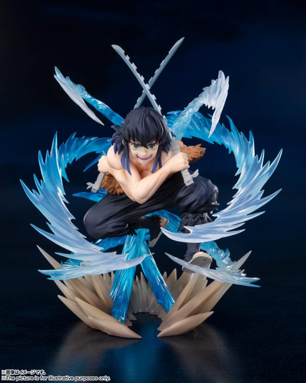 Figuarts Zero Demon Slayer: Kimetsu no Yaiba Inosuke Hashibira (Beast Breathing Version) Anime Action Figure Statue - Perfect for Anime Collectors, Home Decor, and Gift Giving