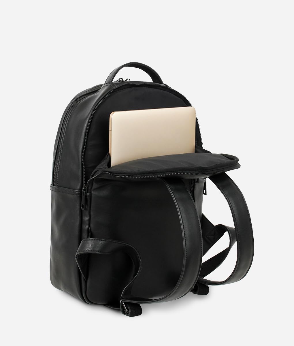 FAWN DESIGN Multipurpose Backpack for Women & Men - Waterproof Laptop Backpack with USB Charging Port, Travel & Work Backpack (Black) - Perfect for Commuting, College, Business Trips & Outdoor Adventures