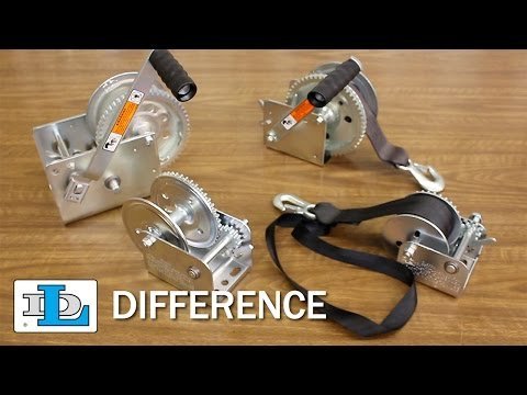 Dutton Lainson® 1500 lb Capacity Brake Winch - Heavy Duty Towing & Recovery for Trucks, Trailers, Boats & Off-Road Vehicles