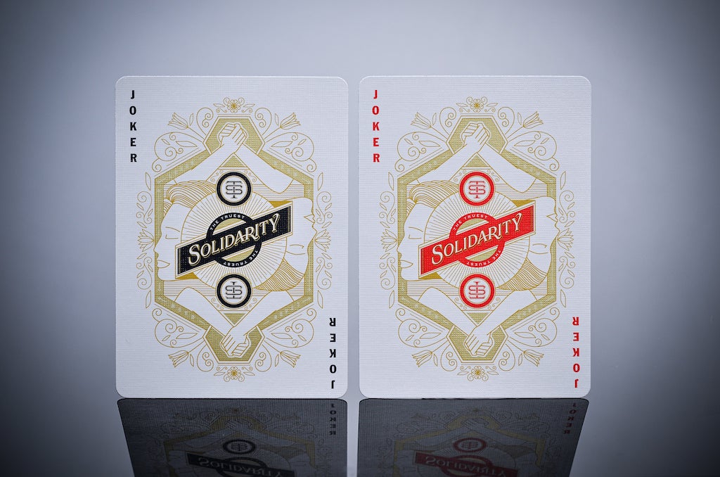 Solidarity Playing Cards - Premium Quality Deck for Poker, Magic Tricks & Card Games | Perfect for Family Game Nights, Parties & Travel